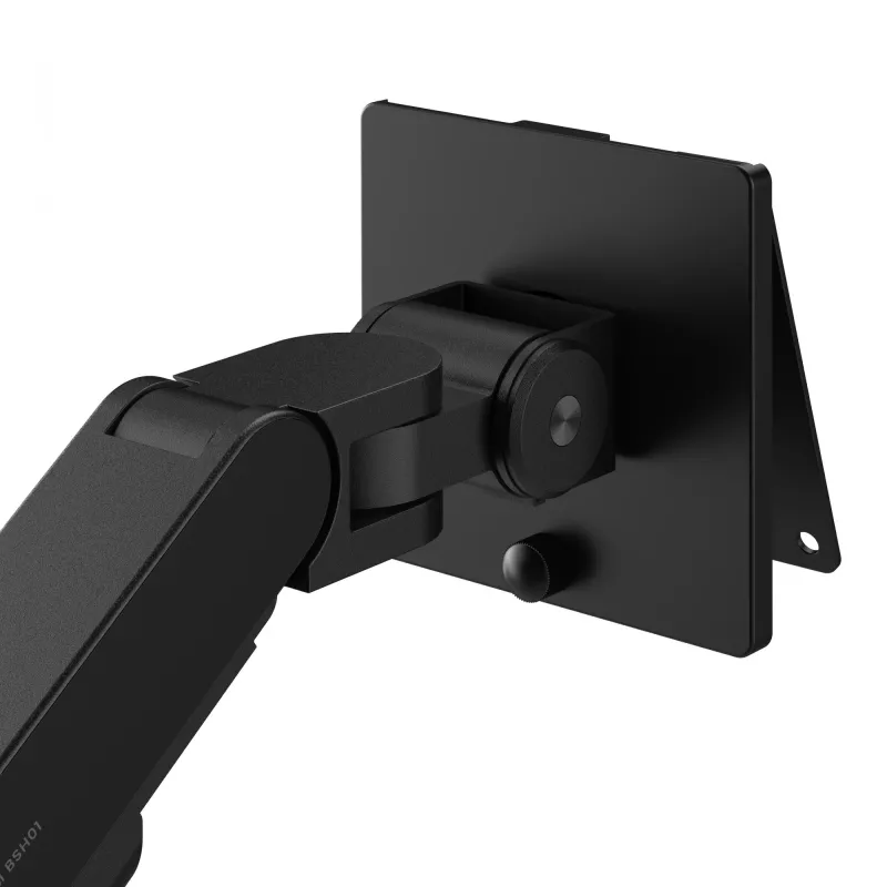 Braço de monitor BenQ BDH01 Dual, regulável em altura, preto, compatível com VESA