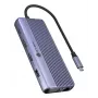 ICY BOX IB-DK4062-CPD Com fios USB 3.2 Gen 1 (3.1 Gen 1) Type-C Antracite
