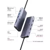 ICY BOX IB-DK4062-CPD Com fios USB 3.2 Gen 1 (3.1 Gen 1) Type-C Antracite