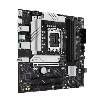 Placa-mãe ASUS PRIME B760M-A II-CSM — Intel B760, LGA1700, microATX, DDR5, até 256 GB, M.2/PCIe 4.0/SATA III, Ethernet 2,5 Gb