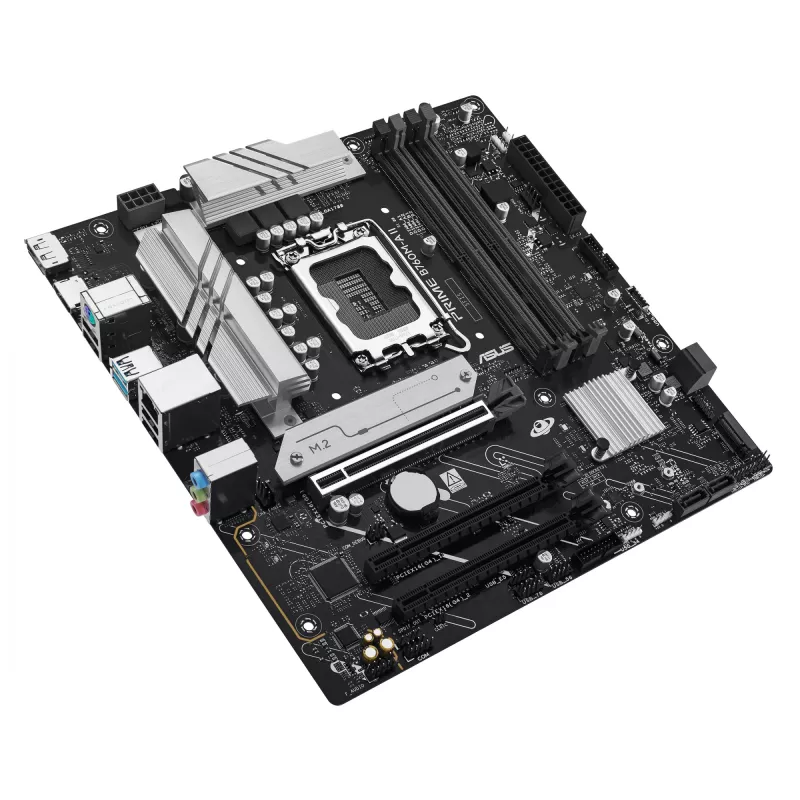 Placa-mãe ASUS PRIME B760M-A II-CSM — Intel B760, LGA1700, microATX, DDR5, até 256 GB, M.2/PCIe 4.0/SATA III, Ethernet 2,5 Gb