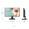 Monitor de computador BenQ GW2490C 60,5 cm (23,8 polegadas) Full HD 1920×1080 5 ms 178° VESA preto com altifalantes