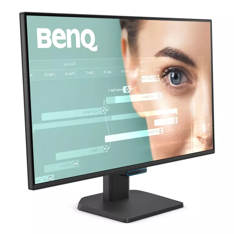 Monitor BenQ 27 polegadas 1080p FHD Eye-Care — 27 polegadas (68,6 cm), 1920×1080, 5 ms, IPS/LCD, mate, 16:9, 178°/178°, altifalantes integrados, VESA, preto