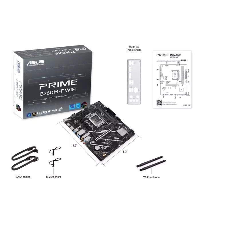ASUS PRIME B760M-F WIFI Intel B760 LGA 1700 micro ATX