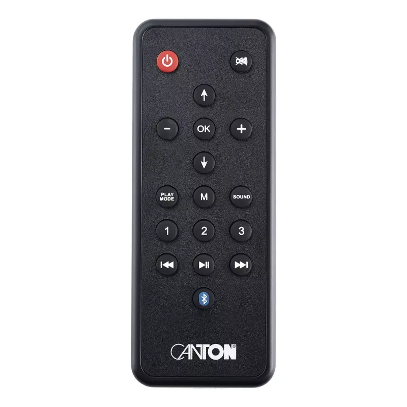 Barra de som CANTON Sound M preta 2.1 canais 300 W, DTS/Dolby, indicador LED, com fios e sem fios