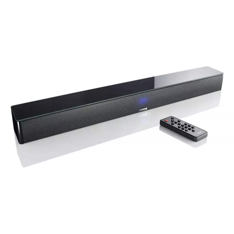 Barra de som CANTON Sound M preta 2.1 canais 300 W, DTS/Dolby, indicador LED, com fios e sem fios