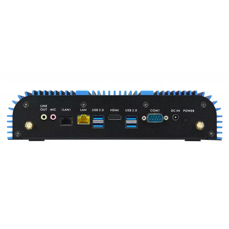 Shuttle BPCAL02-i5 PC industrial box, Core i5-1235U, 2x SO-DIMM, 2x LAN, 1x COM, 1x HDMI, 4x USB, sem ventoinha, funcionamento contínuo 24/7