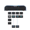 Shuttle BPCAL02-i5 PC industrial box, Core i5-1235U, 2x SO-DIMM, 2x LAN, 1x COM, 1x HDMI, 4x USB, sem ventoinha, funcionamento contínuo 24/7