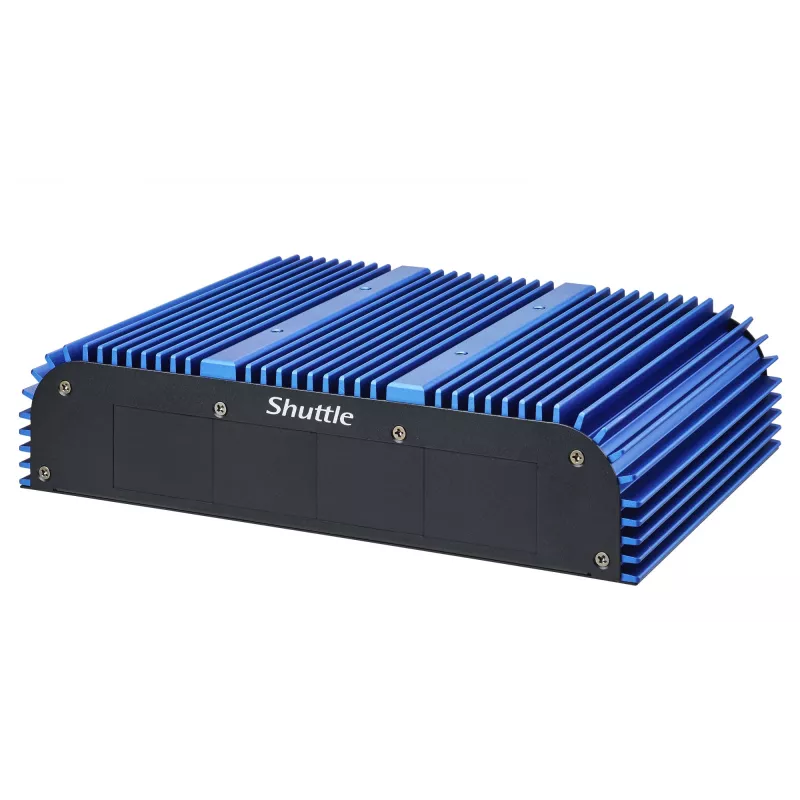 Shuttle BPCAL02-i5 PC industrial box, Core i5-1235U, 2x SO-DIMM, 2x LAN, 1x COM, 1x HDMI, 4x USB, sem ventoinha, funcionamento contínuo 24/7
