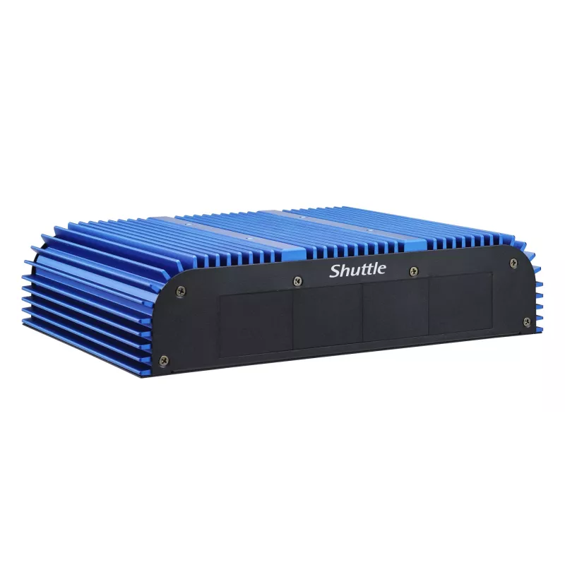 Shuttle BPCAL02-i5 PC industrial box, Core i5-1235U, 2x SO-DIMM, 2x LAN, 1x COM, 1x HDMI, 4x USB, sem ventoinha, funcionamento contínuo 24/7