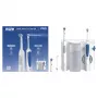 Escova de dentes elétrica rotativa-oscilante Oral-B Idropulsore Health Center adulto azul, branco