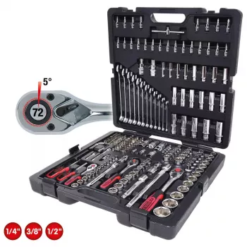 Conjunto de chaves de caixa KS Tools 918.0216 216 pontas imperial 11,6 kg