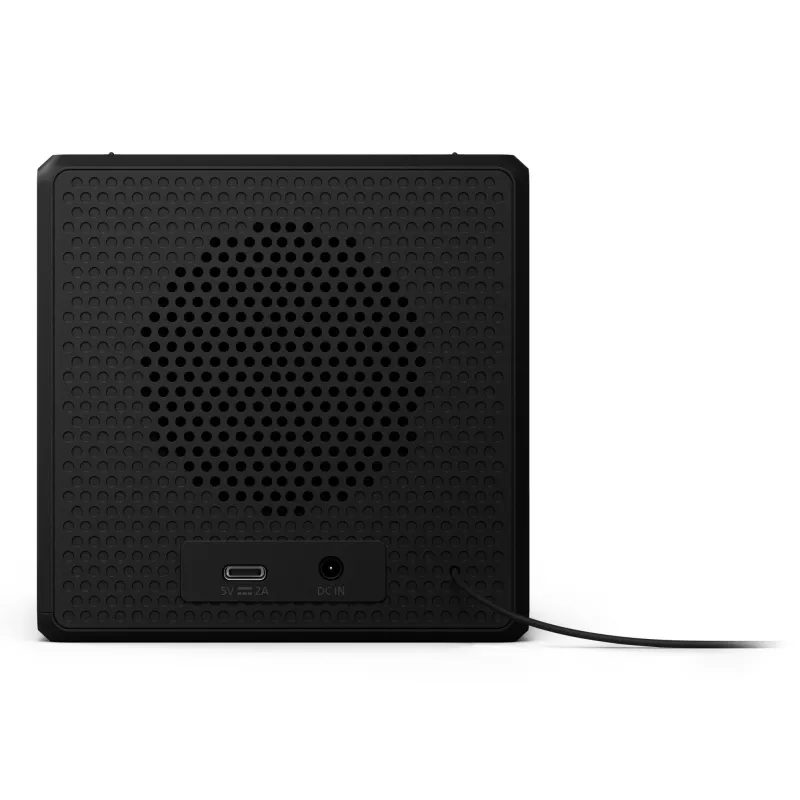 Despertador digital Philips TAR4600/10 preto LCD AC/pilha