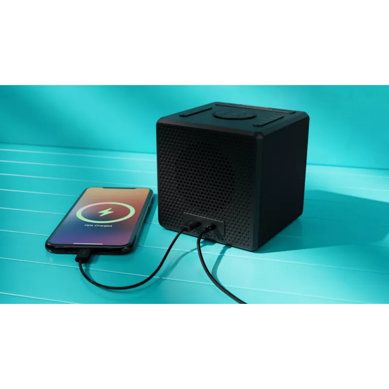 Despertador digital Philips TAR4600/10 preto LCD AC/pilha
