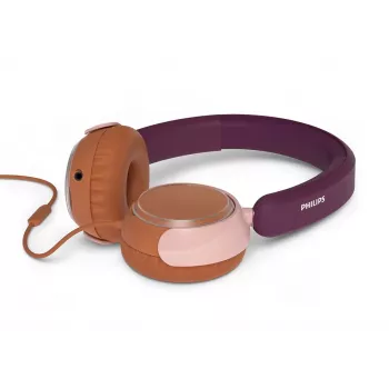 Philips 2000 series TAK2000MP/00 auscultadores/headset com fios arco de cabeça chamadas/música USB Type-C laranja, lilás, rosa