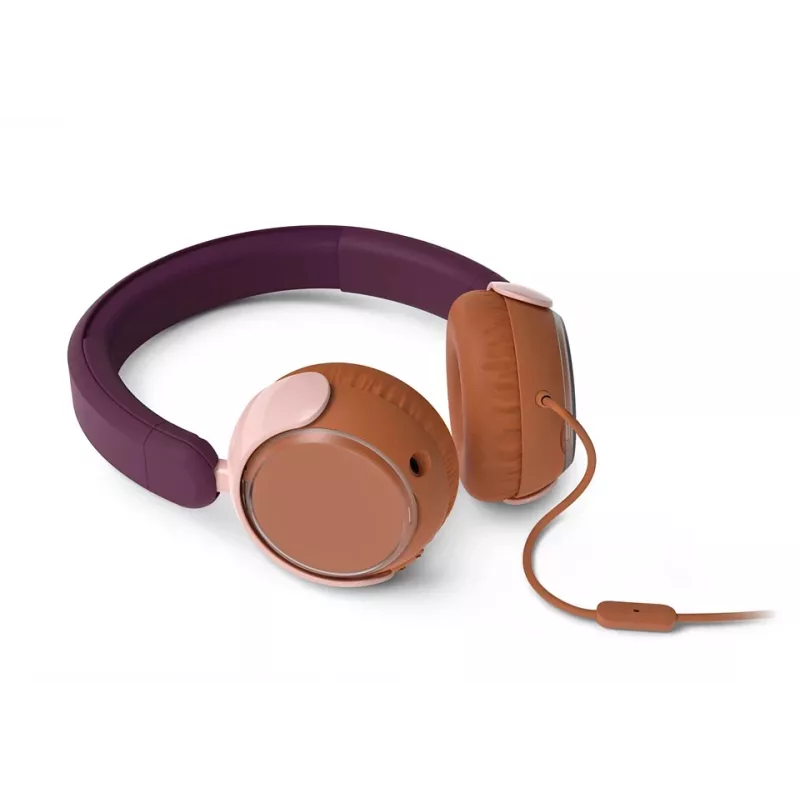Philips 2000 series TAK2000MP/00 auscultadores/headset com fios arco de cabeça chamadas/música USB Type-C laranja, lilás, rosa