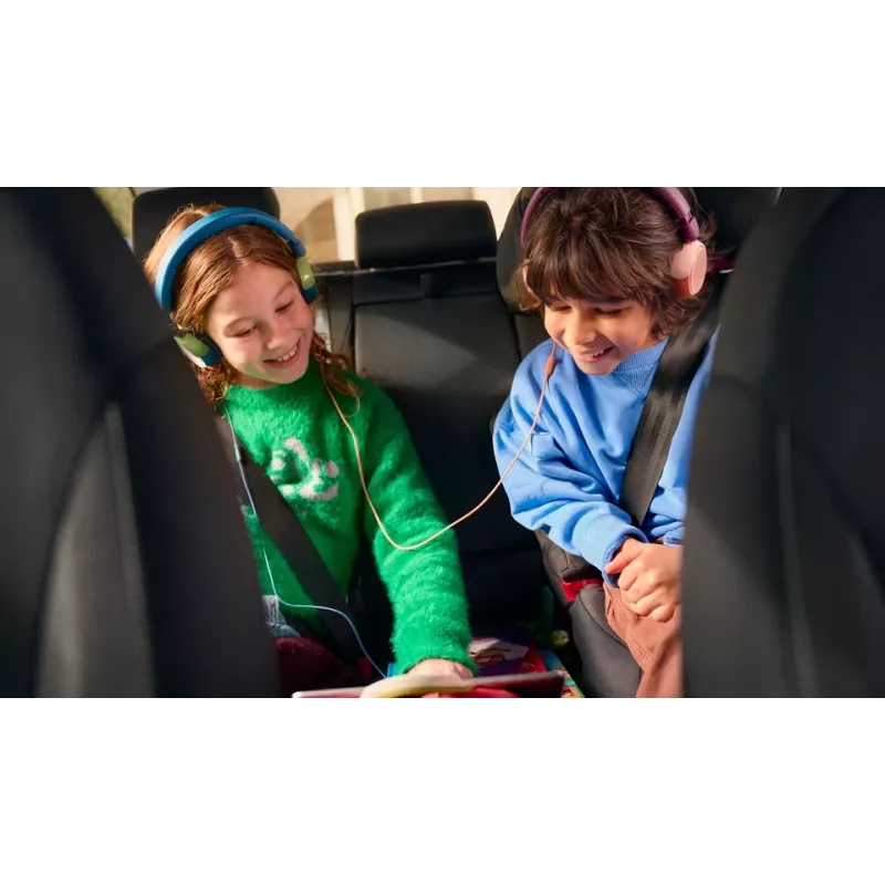 Philips 2000 series TAK2000MP/00 auscultadores/headset com fios arco de cabeça chamadas/música USB Type-C laranja, lilás, rosa