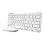 Conjunto de teclado e rato TRUST Lyra Mini Wireless QWERTZ (RF + Bluetooth) branco, layout alemão
