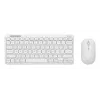 Conjunto de teclado e rato TRUST Lyra Mini Wireless QWERTZ (RF + Bluetooth) branco, layout alemão