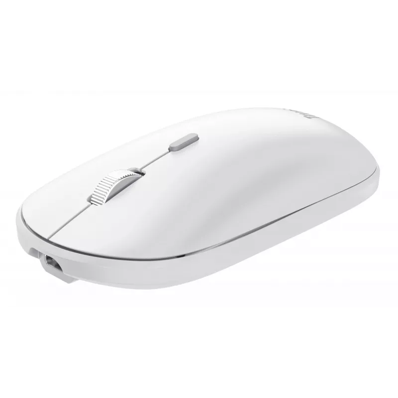 Conjunto de teclado e rato TRUST Lyra Mini Wireless QWERTZ (RF + Bluetooth) branco, layout alemão