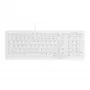 Teclado Contour Design Active Key Contour ClassicClean Medical IP68 Compacto Com fio Branco DE C7000