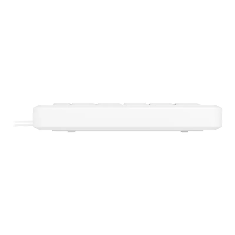 Teclado Contour Design Active Key Contour ClassicClean Medical IP68 Compacto Com fio Branco DE C7000