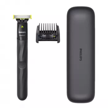 Máquina de barbear Philips Norelco OneBlade QP1424/65 preto cinzento