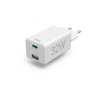 Carregador móvel Hama 00201691 smartphone, tablet branco AC carregamento rápido interior