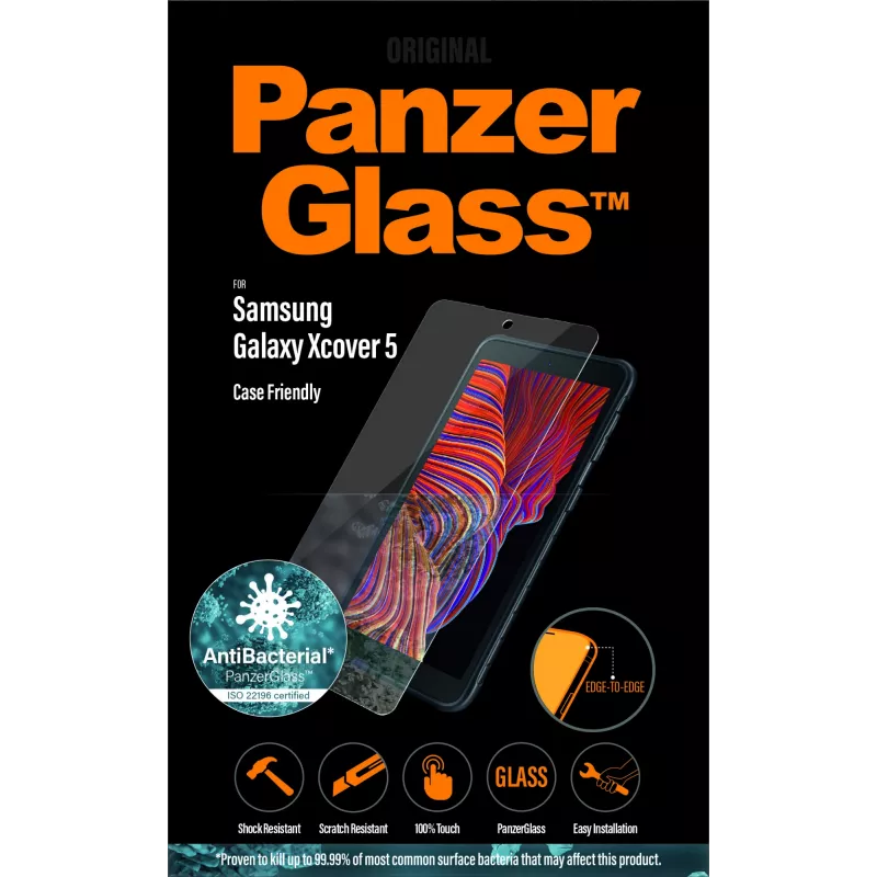 Película de proteção de ecrã PanzerGlass ® Samsung Galaxy Xcover 5