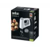 Batedeira Braun HM 5000 WH 700 W cinzento, branco