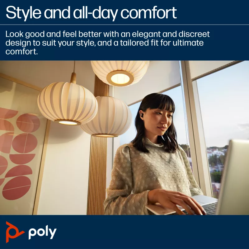 Auscultadores HP Poly Voyager Free 20 Gray + estojo de carregamento Basic, cinzento, China, ativo, Windows 10, Windows 11, MacOS, 157 mm