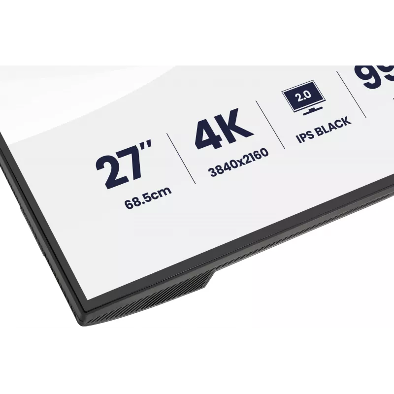 Monitor de computador iiyama PROGRAPHIC HB2701UHSNP-B1 68,6 cm (27 polegadas) 3840 x 2160 píxeis 4K Ultra HD LCD preto