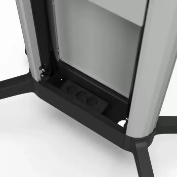 Cabo de extensão SMS Smart Media Solutions 16-110-1 3m 3 tomadas AC Interior Preto