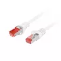 LANBERG Cabo de rede Cat6 S/FTP (S-STP), RJ‑45–RJ‑45, 2 m, branco