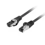LANBERG Cabo de rede Cat8.1 S/FTP (S-STP) RJ-45–RJ-45 Preto 0,25 m