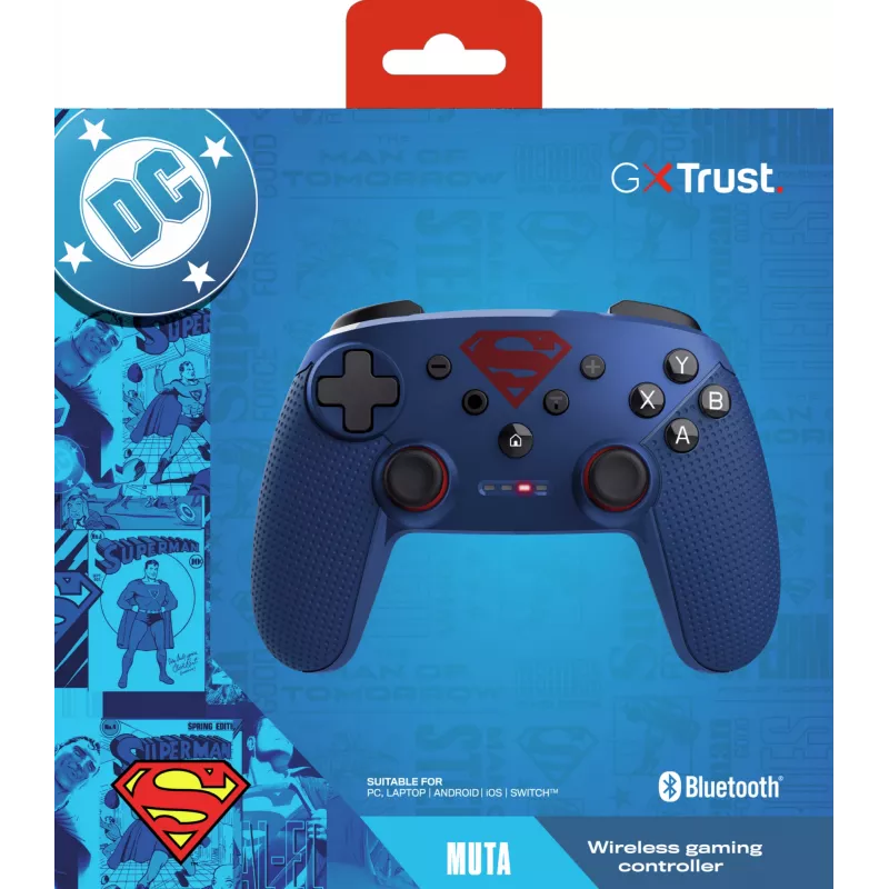Comando Trust GXT 542SM Muta Azul Bluetooth RF USB Android Nintendo Switch PC iOS