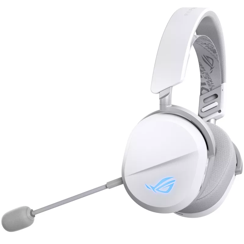ASUS ROG Pelta Headset com fios e sem fios Arco de cabeça Gaming USB Type-C Bluetooth Branco