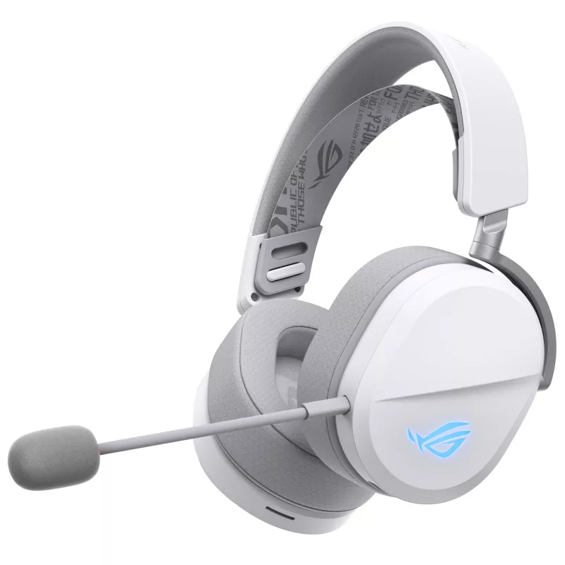 ASUS ROG Pelta Headset com fios e sem fios Arco de cabeça Gaming USB Type-C Bluetooth Branco