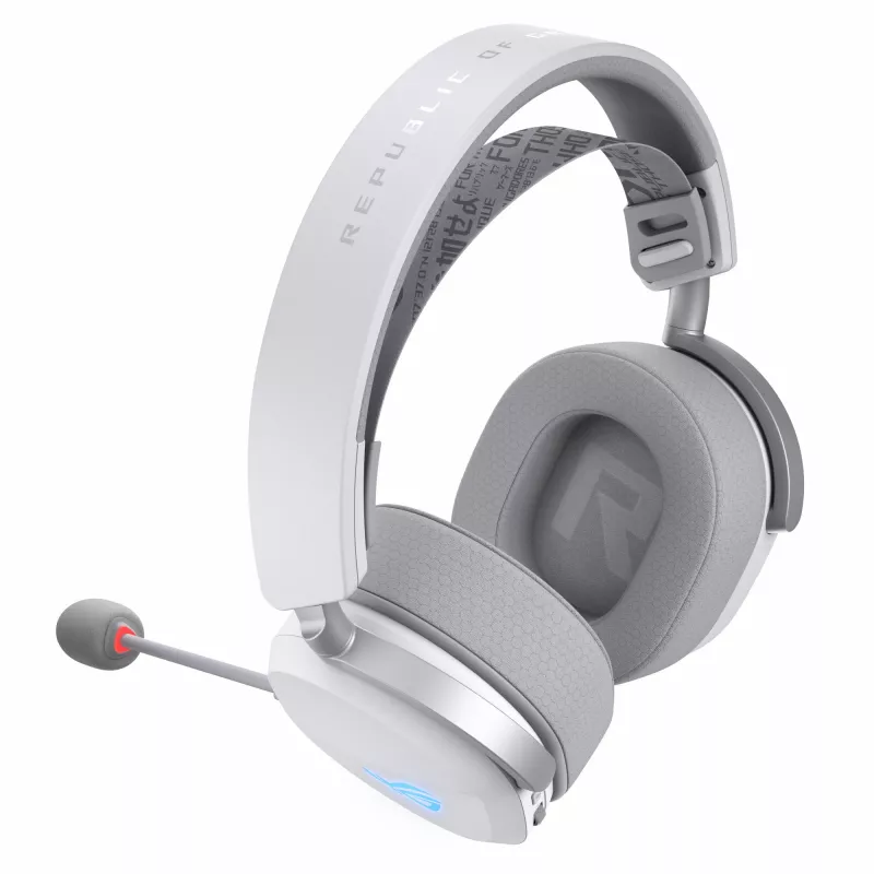 ASUS ROG Pelta Headset com fios e sem fios Arco de cabeça Gaming USB Type-C Bluetooth Branco