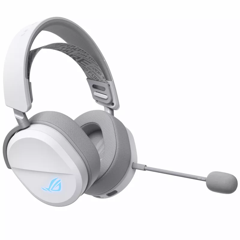 ASUS ROG Pelta Headset com fios e sem fios Arco de cabeça Gaming USB Type-C Bluetooth Branco
