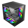 Caixa para PC TACENS Mars Gaming MCV-ONE Midi Tower – preto, ATX/Micro-ATX/Mini-ITX, vidro temperado, suporta ventoinhas de 120 mm