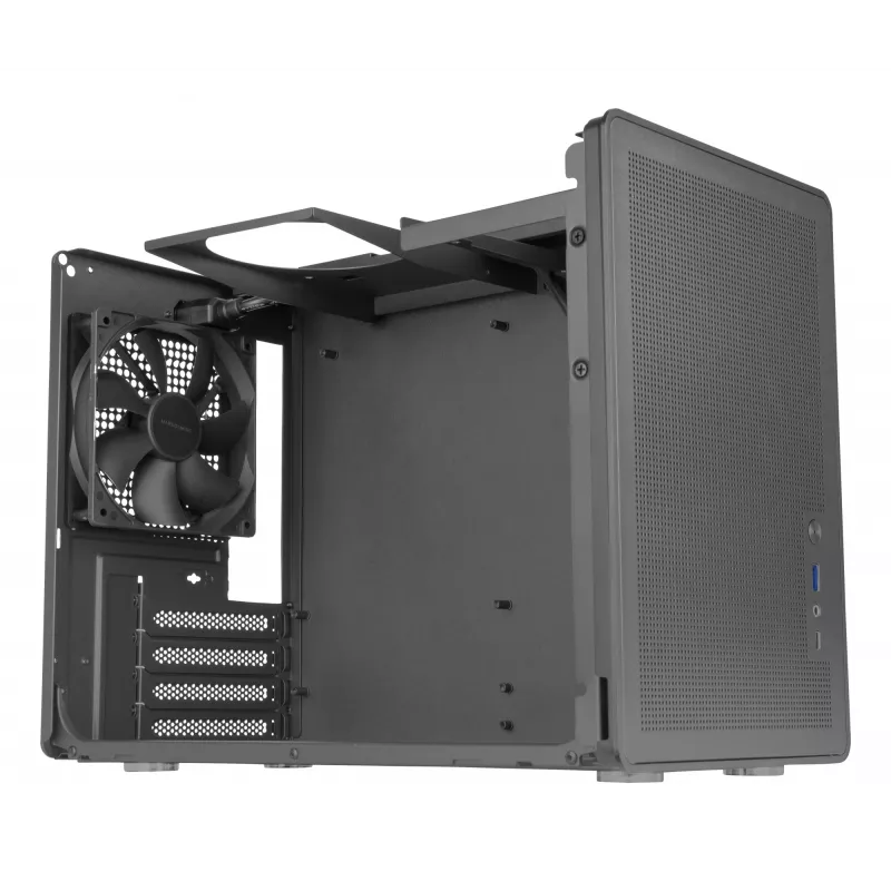 Caixa para PC Mini Tower TACENS Mars Gaming MC-XPRO — Mini-ITX/Micro-ATX, suporte para fonte de alimentação SFX, Mesh, preto, ventoinha de 120 mm