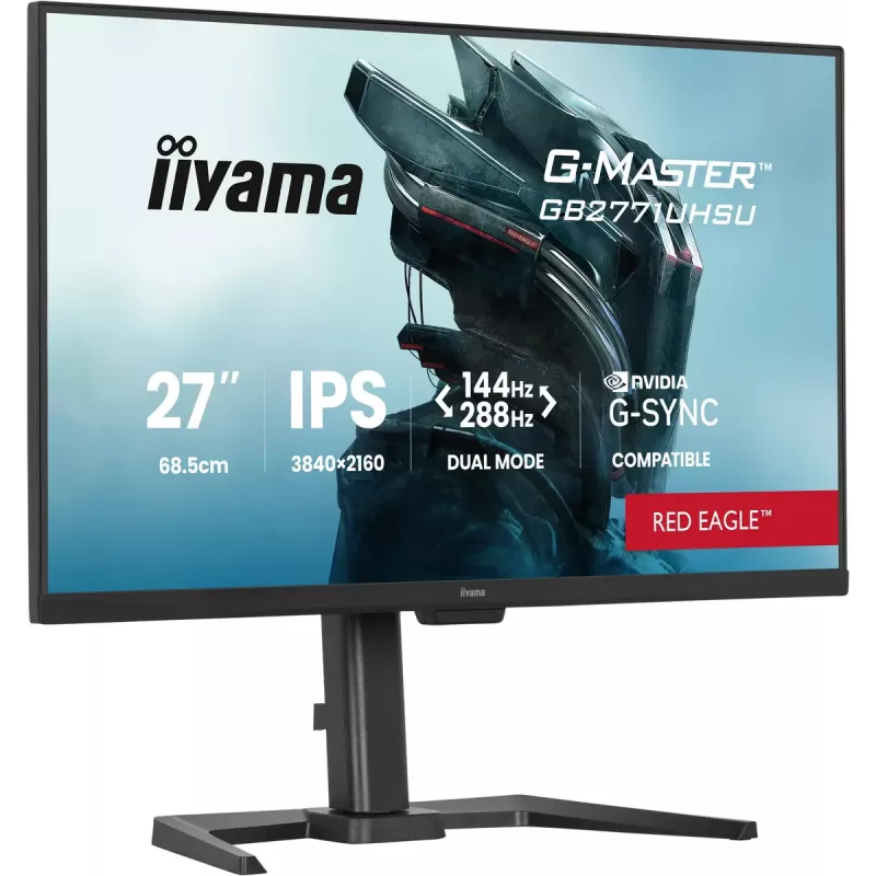Monitor de computador iiyama G-MASTER GB2771UHSU-B1 68,6 cm (27 polegadas) 3840 x 2160 píxeis 4K Ultra HD LED preto