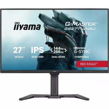 Monitor de computador iiyama G-MASTER GB2771UHSU-B1 68,6 cm (27 polegadas) 3840 x 2160 píxeis 4K Ultra HD LED preto