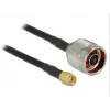 Cabo coaxial DeLOCK 89465 RG-58 5 m ficha macho N ficha macho SMA preto