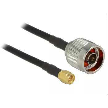 Cabo coaxial DeLOCK 89465 RG-58 5 m ficha macho N ficha macho SMA preto