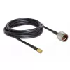 Cabo coaxial DeLOCK 89465 RG-58 5 m ficha macho N ficha macho SMA preto