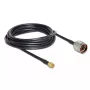 Cabo coaxial DeLOCK 89465 RG-58 5 m ficha macho N ficha macho SMA preto