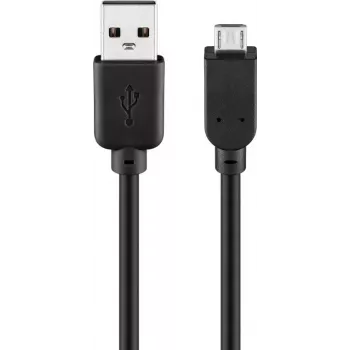 Cabo USB Goobay 95735 0,3 m USB A Micro-USB B preto