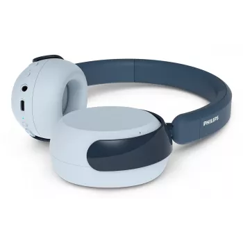 Philips 5000 series TAK5500RT headset com fios e sem fios de arco de cabeça chamadas/música Bluetooth azul, verde